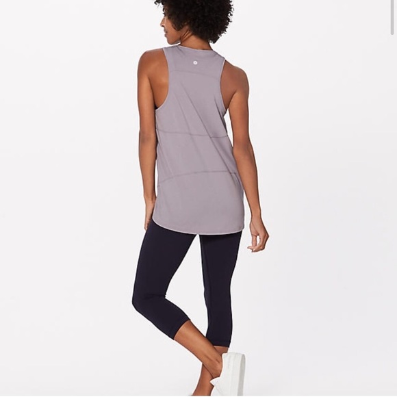 Back in Action Lululemon tank top, size 4, black. - Picture 6 of 7
